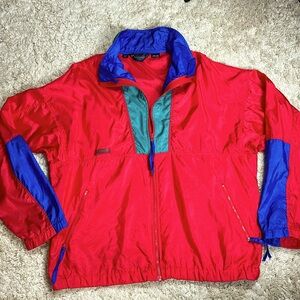 Columbia Vintage 90's Men's Windbreaker Jacket, Size Large